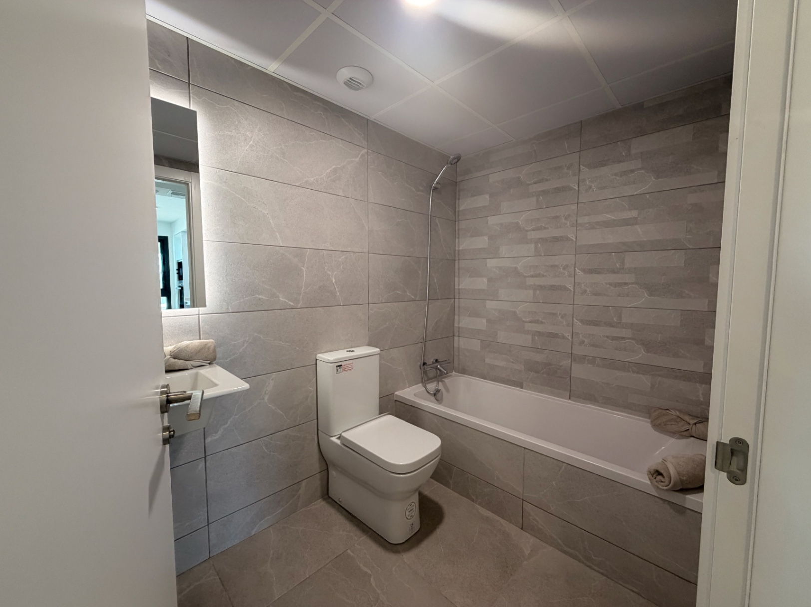Newly built apartments under construction in Calpe