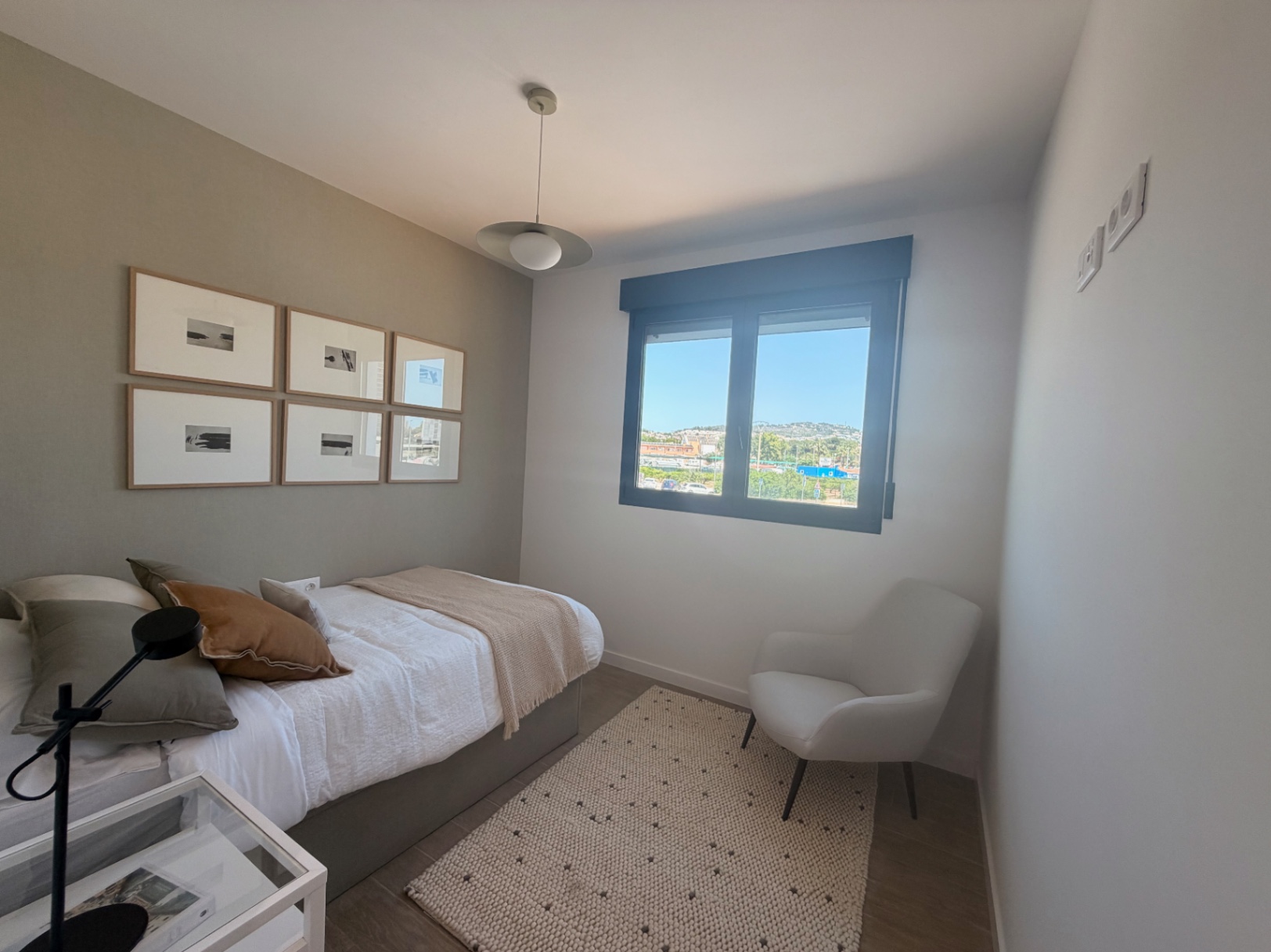 Newly built apartments under construction in Calpe