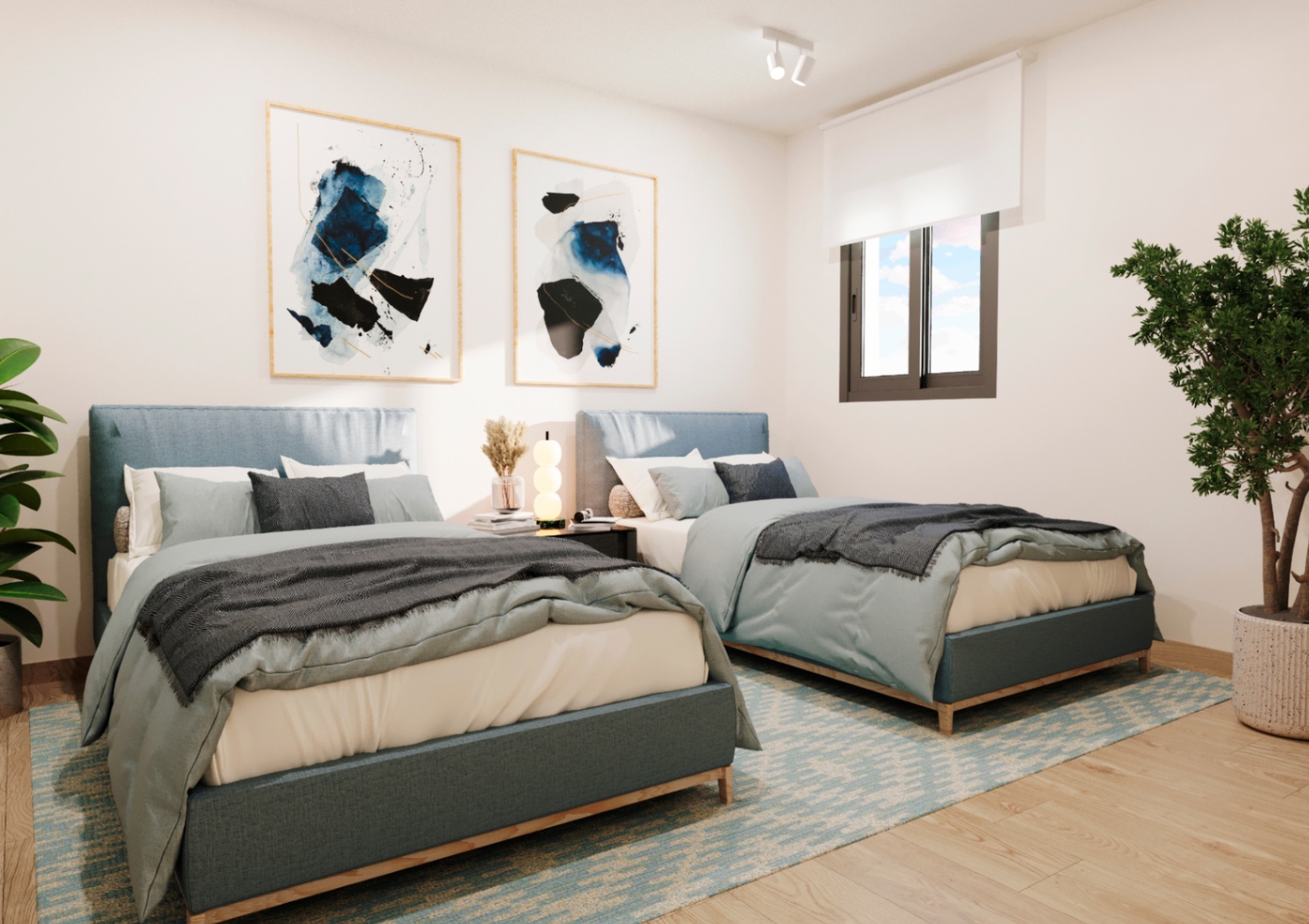 New construction apartments for sale under construction close to the beach in Calpe
