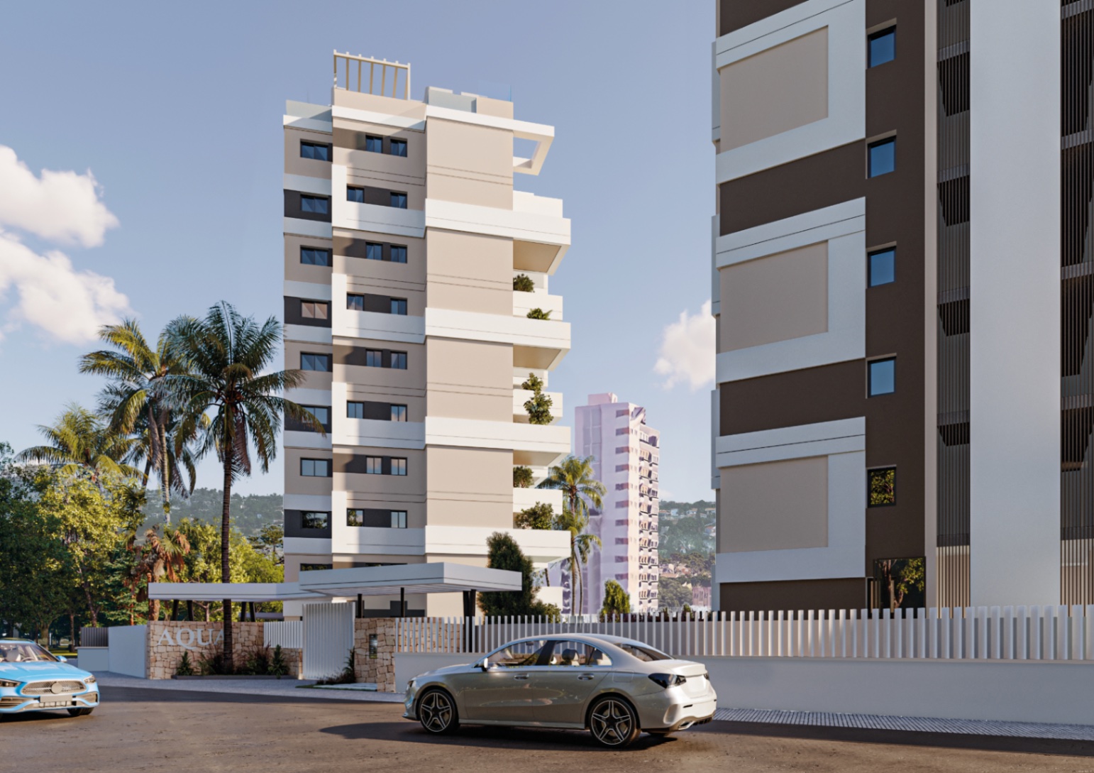 New construction apartments for sale under construction close to the beach in Calpe