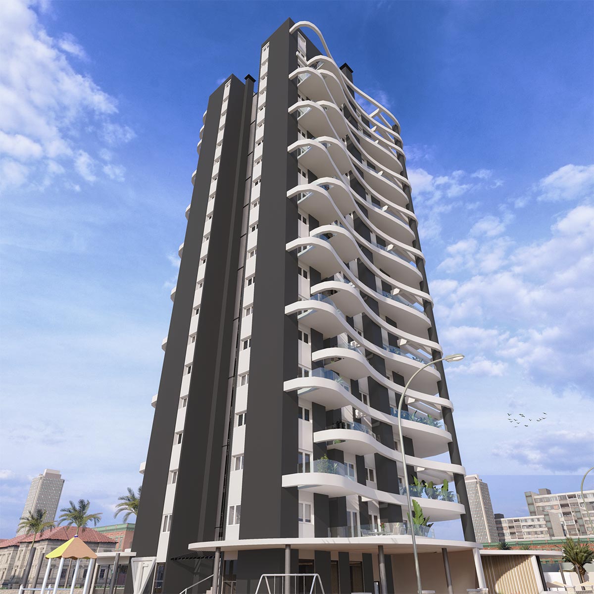 Apartamentos de nueva construcción de lujo en venta en Calpe, cerca de la playa Arenal-Bol.