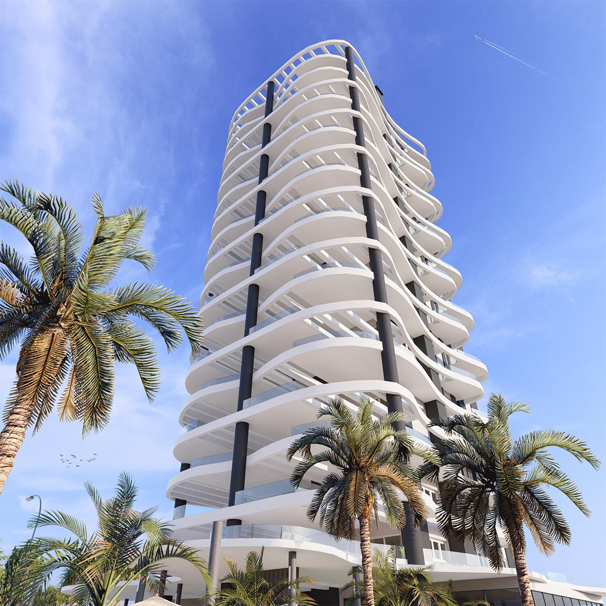 Apartamentos de nueva construcción de lujo en venta en Calpe, cerca de la playa Arenal-Bol.