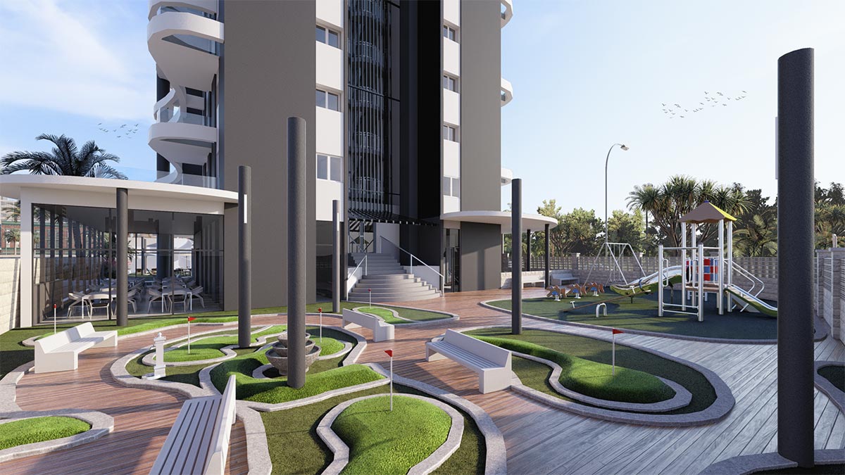 Apartamentos de nueva construcción de lujo en venta en Calpe, cerca de la playa Arenal-Bol.