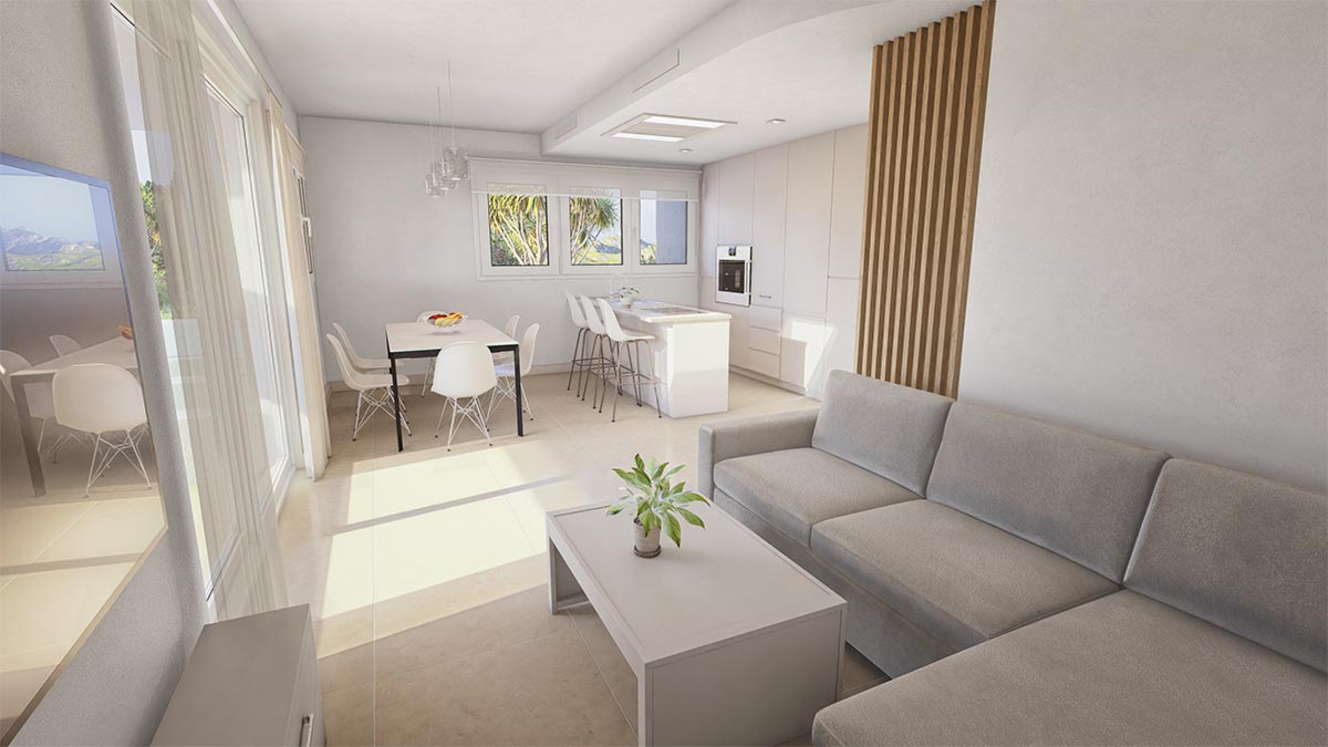 Apartamentos de nueva construcción de lujo en venta en Calpe, cerca de la playa Arenal-Bol.
