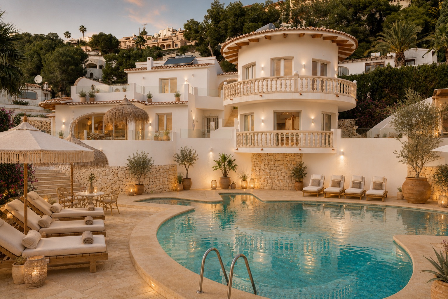 CME883394 - Villa exclusiva con vistas al mar y 5 dormitorios en Benimeit, Moraira