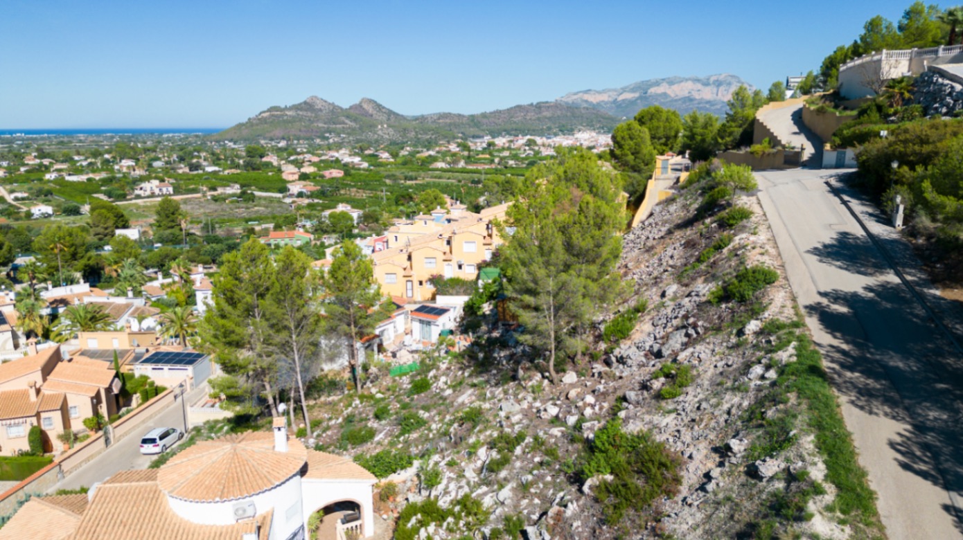 Proyecto para una villa de nueva construcción con vistas al mar en Monte Solana, Pedreguer