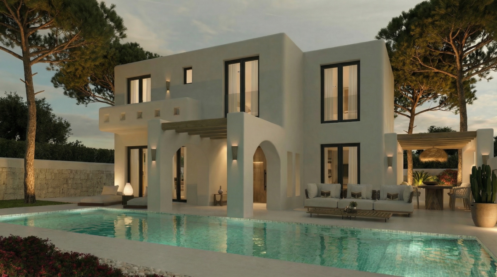 Proyecto para una villa de nueva construcción con vistas al mar en Monte Solana, Pedreguer